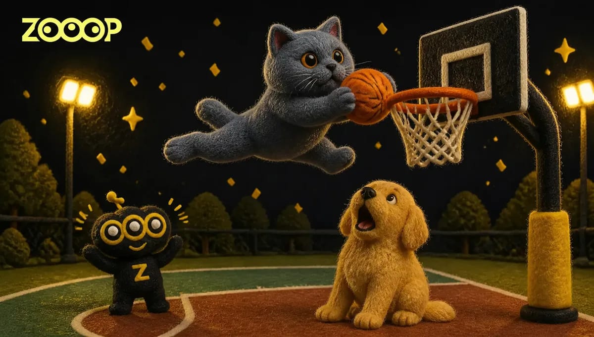 Video de gato haciendo mate: haz que tu gato vuele sobre tu perro para clavar el balón