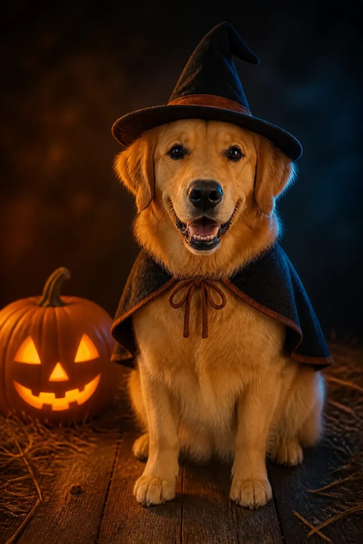 Pet Halloween Portrait