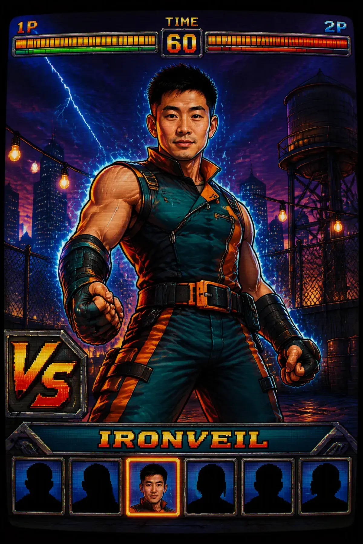 Arcade Fighter Select example 1