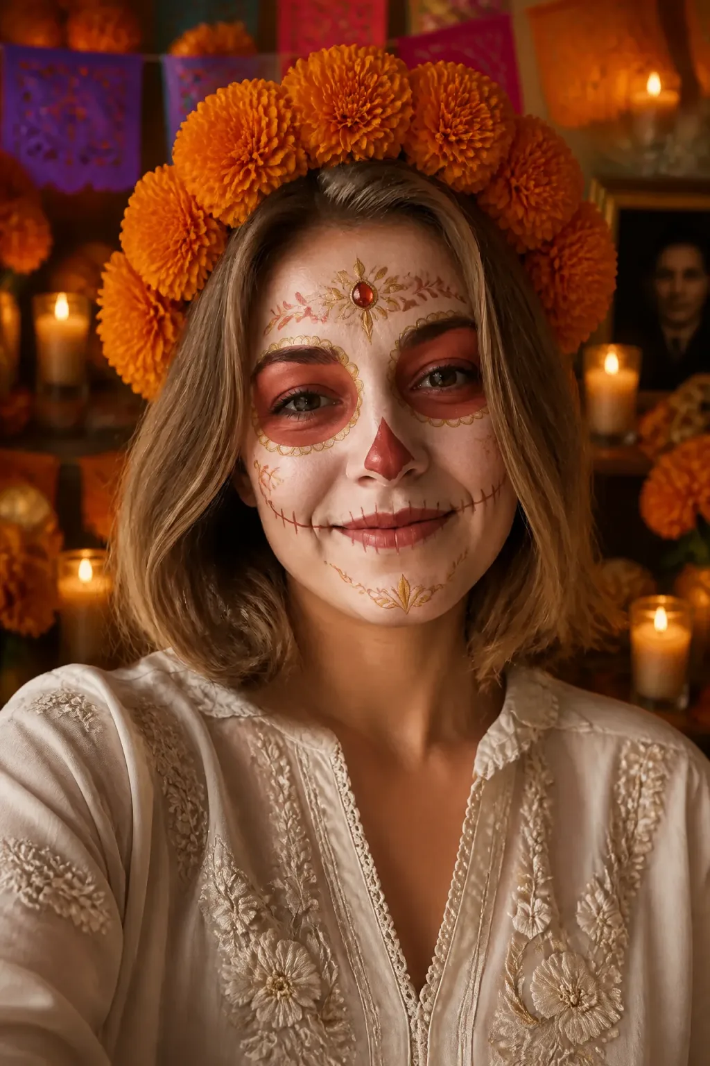 Catrina Makeup Portrait example 3