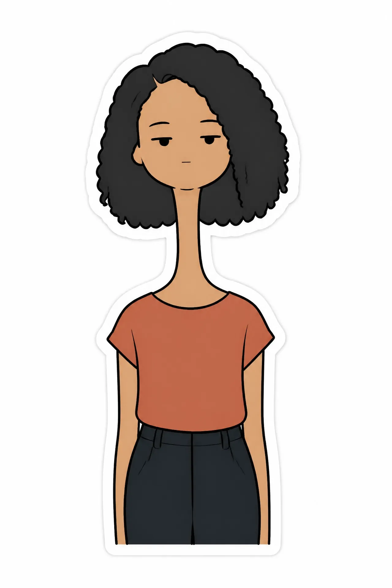 Long-Neck AI Me example 2