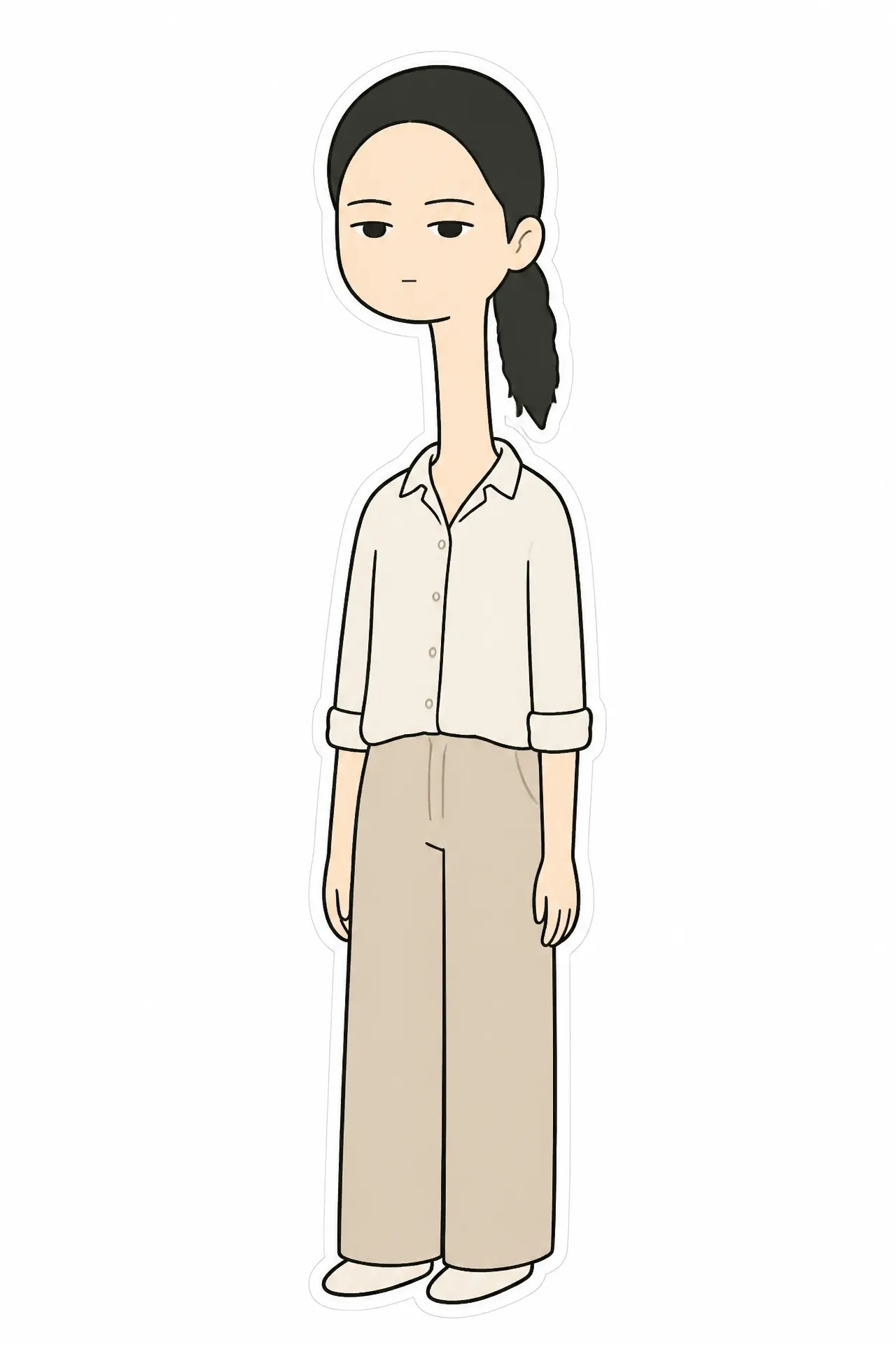 Long-Neck AI Me example 4