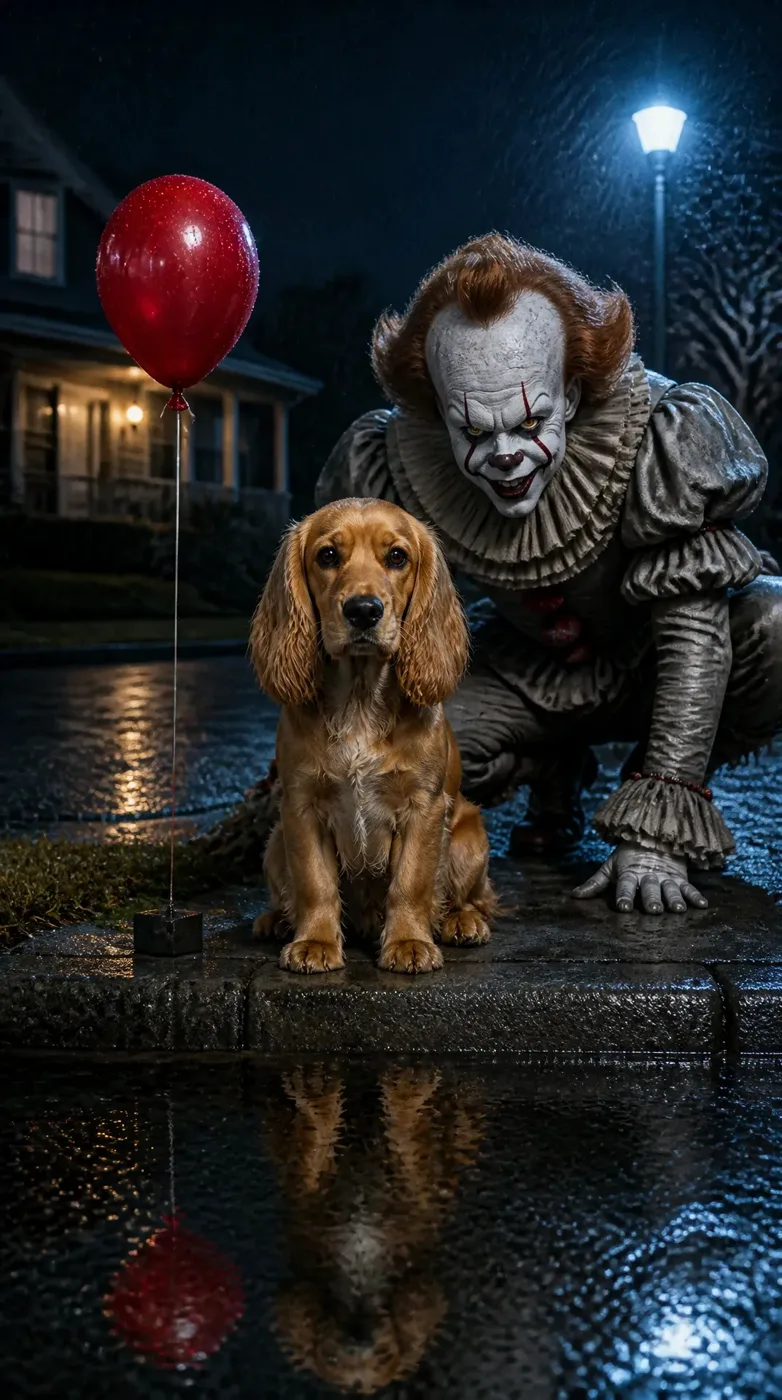 Rainy Clown Photo example 4
