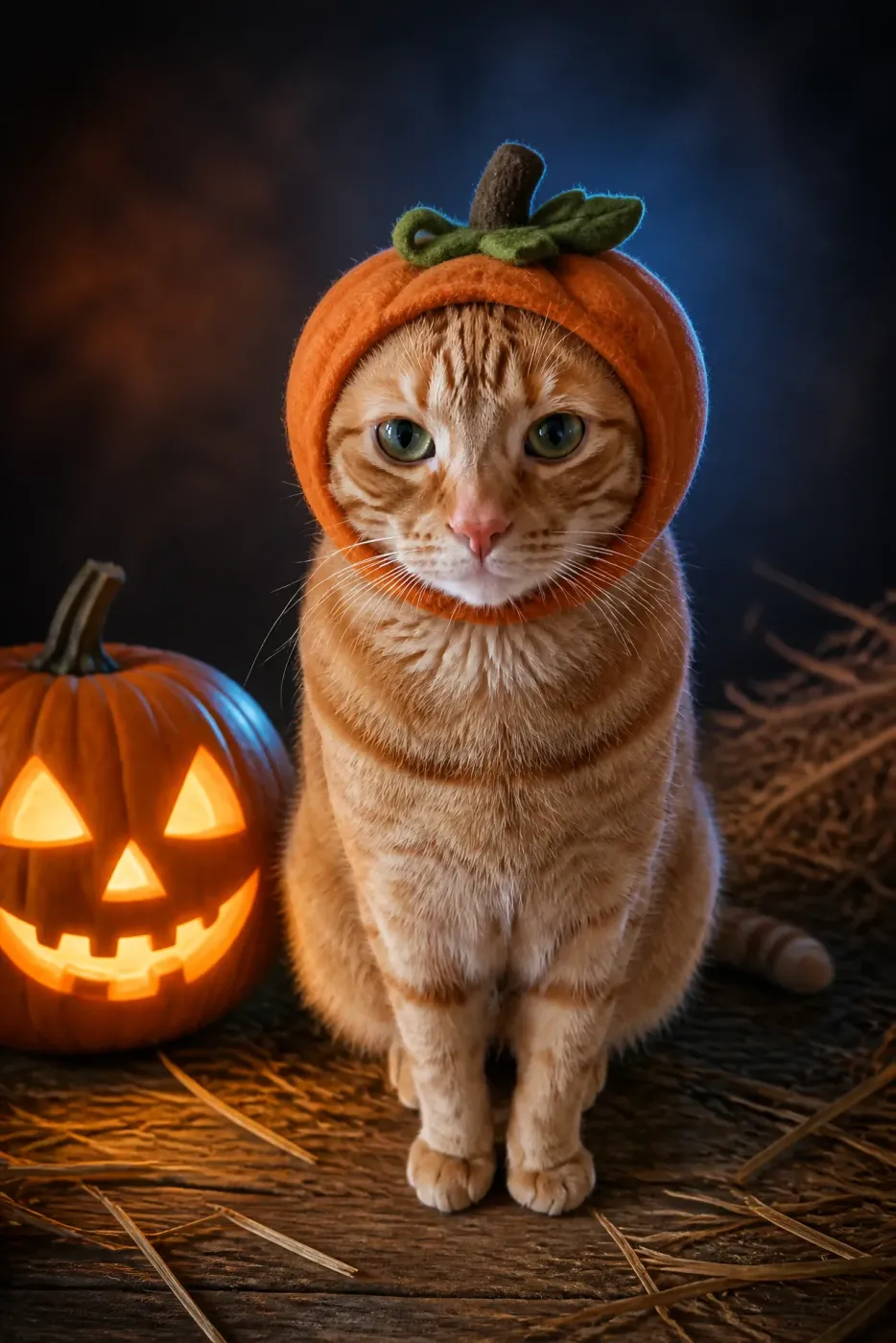 Pet Halloween Portrait example 1